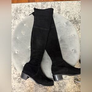 Stuart Weitzman Black Suede Boots